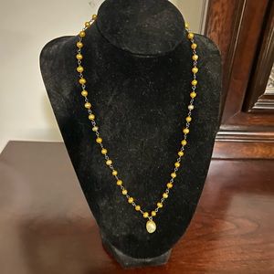 Silpada 925 Sterling Silver Gold Pearl Necklace